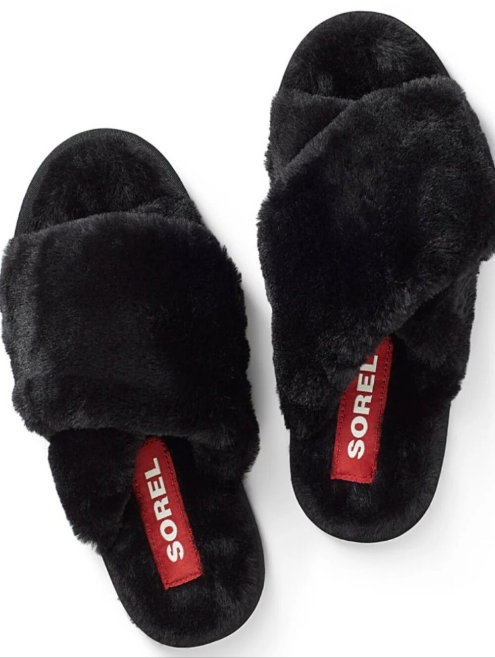 Sorel Mail Run Slippers Black
